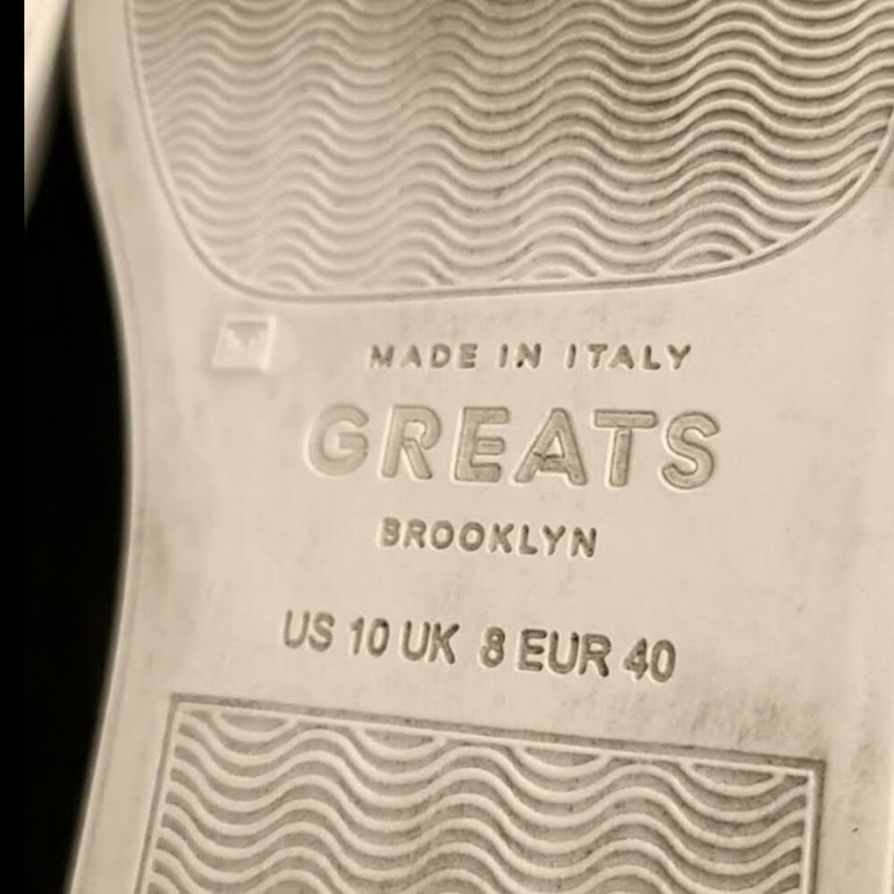 GREATS BROOKLYN Wooster Pink Leather Slip On Sneakers 10 40 MADE IN ITALY - Picture 12 of 15